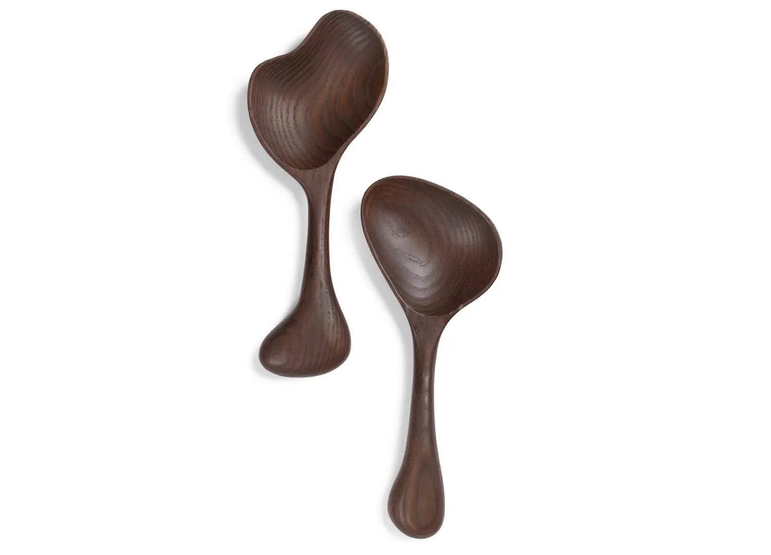 The Os salad servers by Ferm Living, in FSC-certified ash