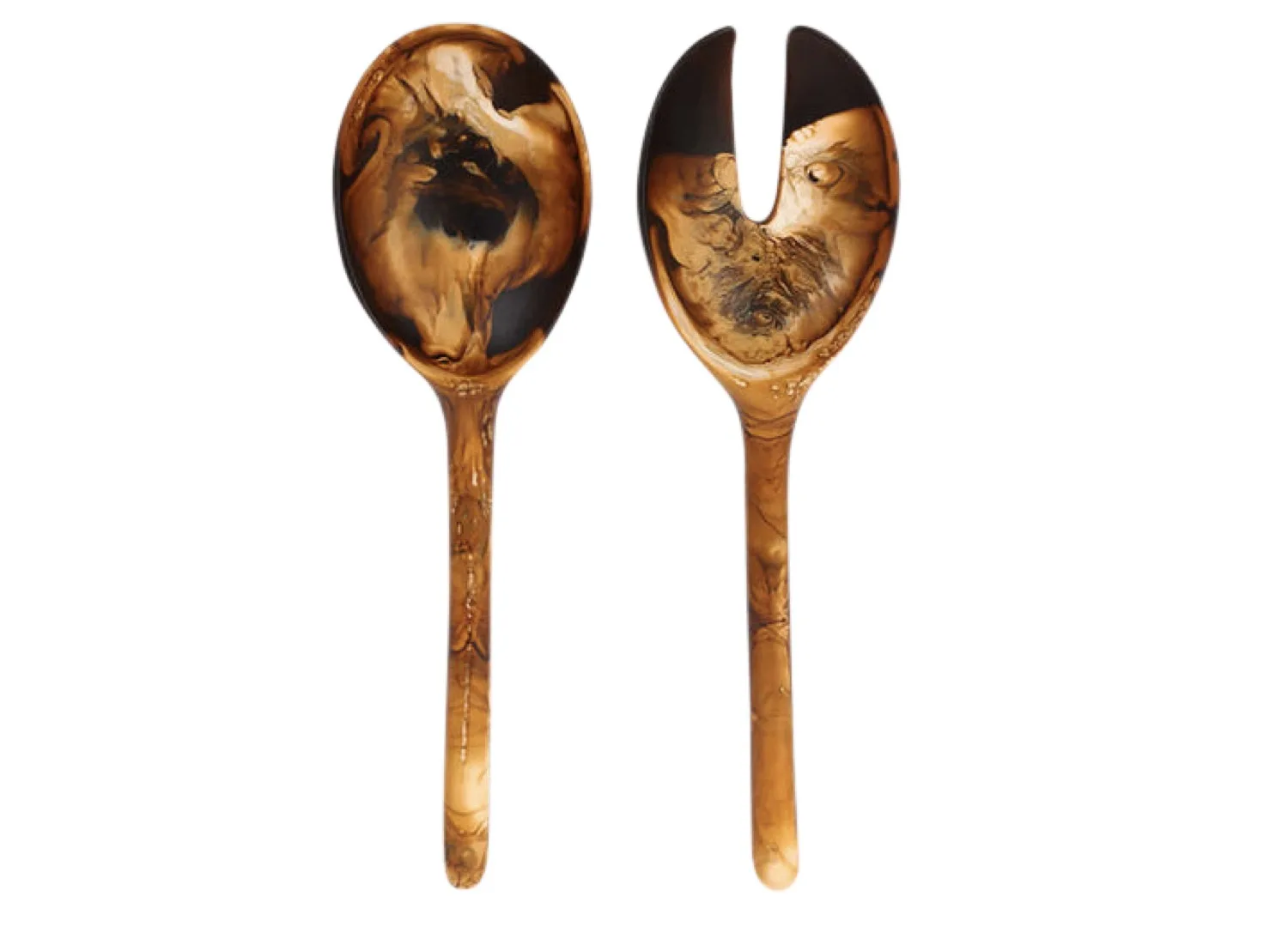Short Stone servers in resin by Dinosaur Designs