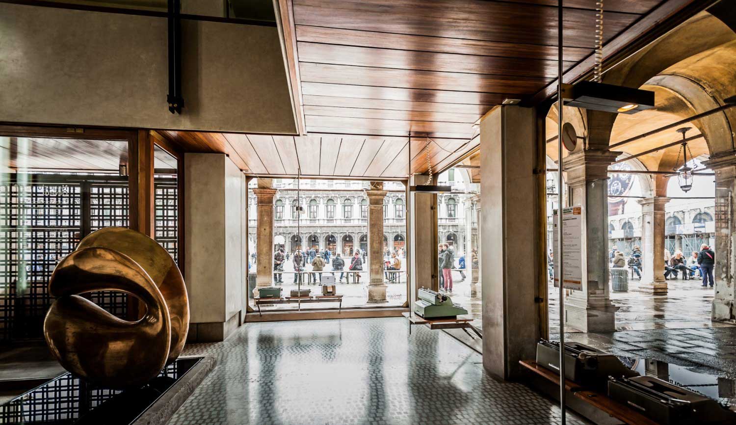 The stair, stone treads reading as separate objects rather than a single flight