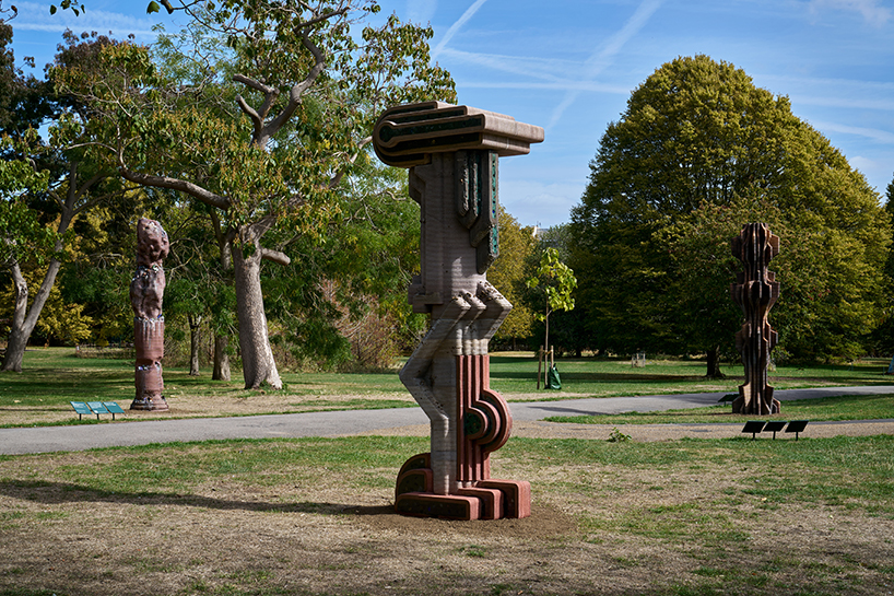 BRUTALIST, METEOR and MACE II installed in The Regent's Park