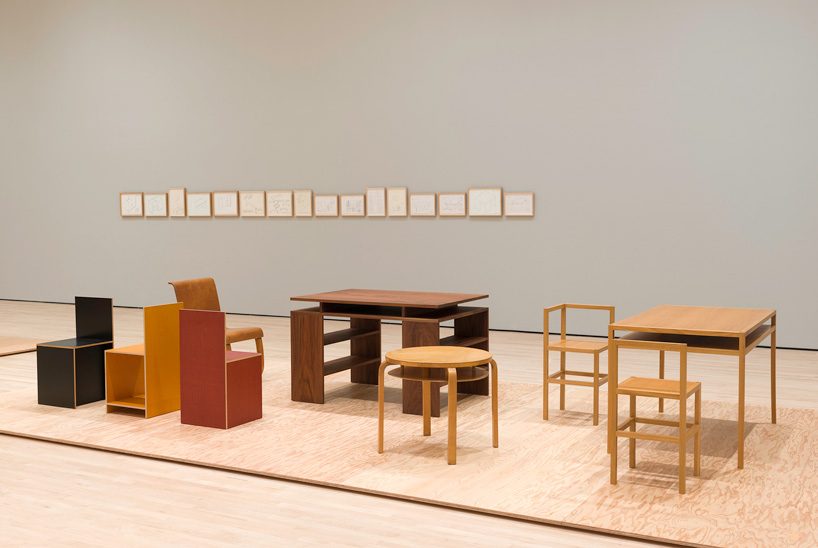 Installation view, Donald Judd: Specific Furniture, SFMOMA