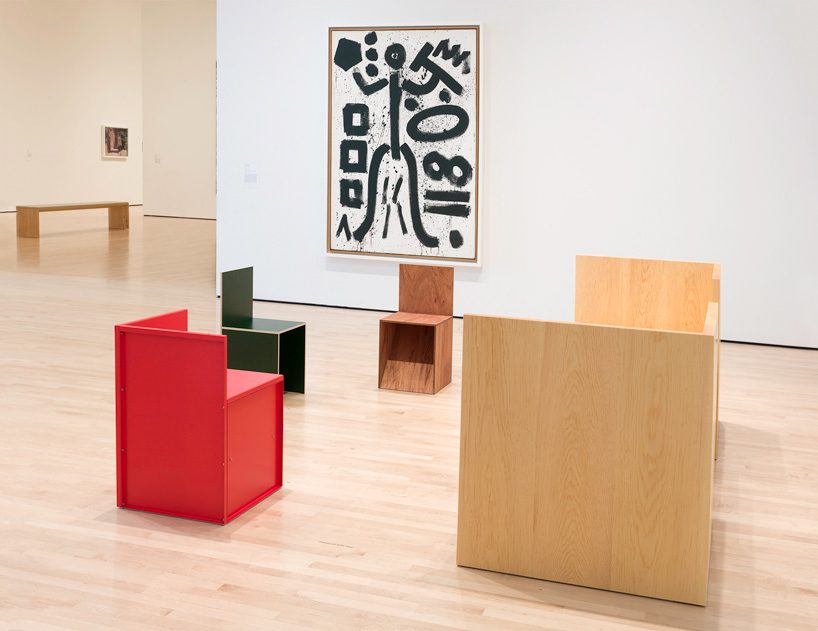 Installation view, Donald Judd: Specific Furniture, SFMOMA