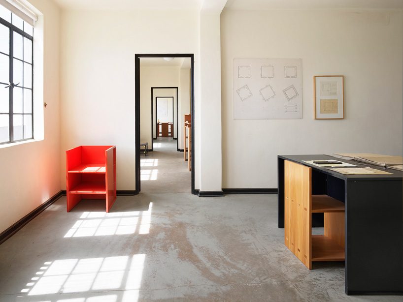 Installation view, Donald Judd: Specific Furniture, SFMOMA