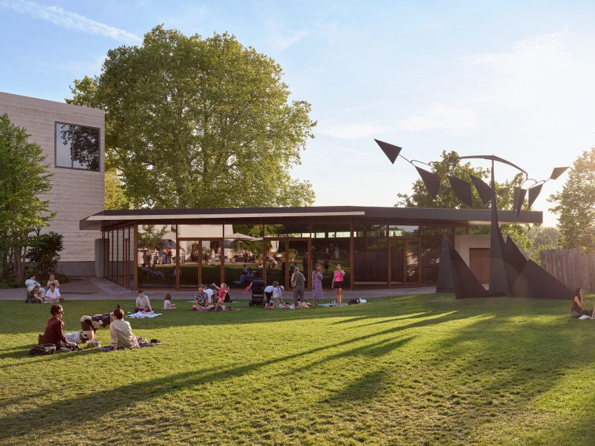 The Ammann Pavilion was designed to host events and performances