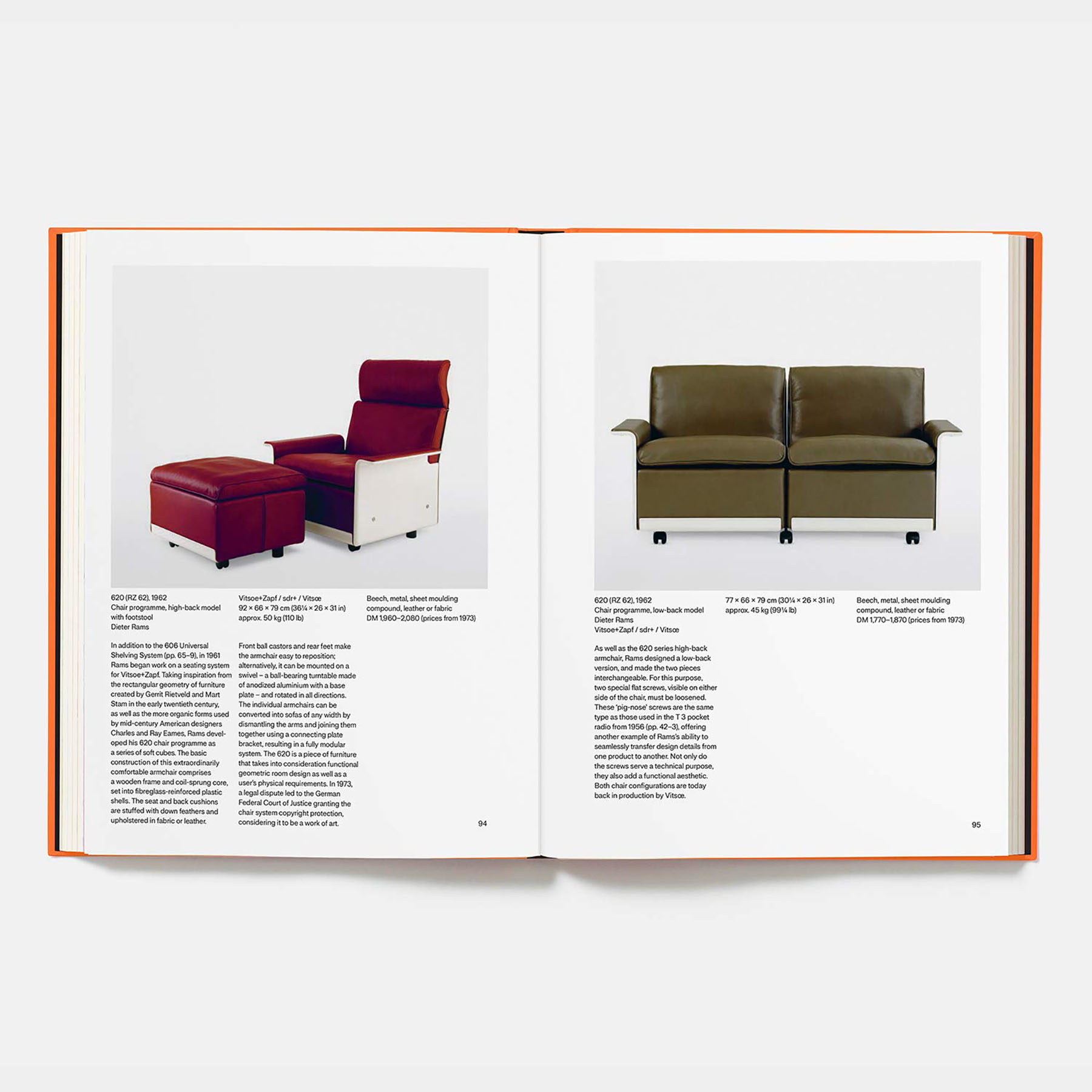 Vitsoe and Braun objects photographed for the Phaidon monograph
