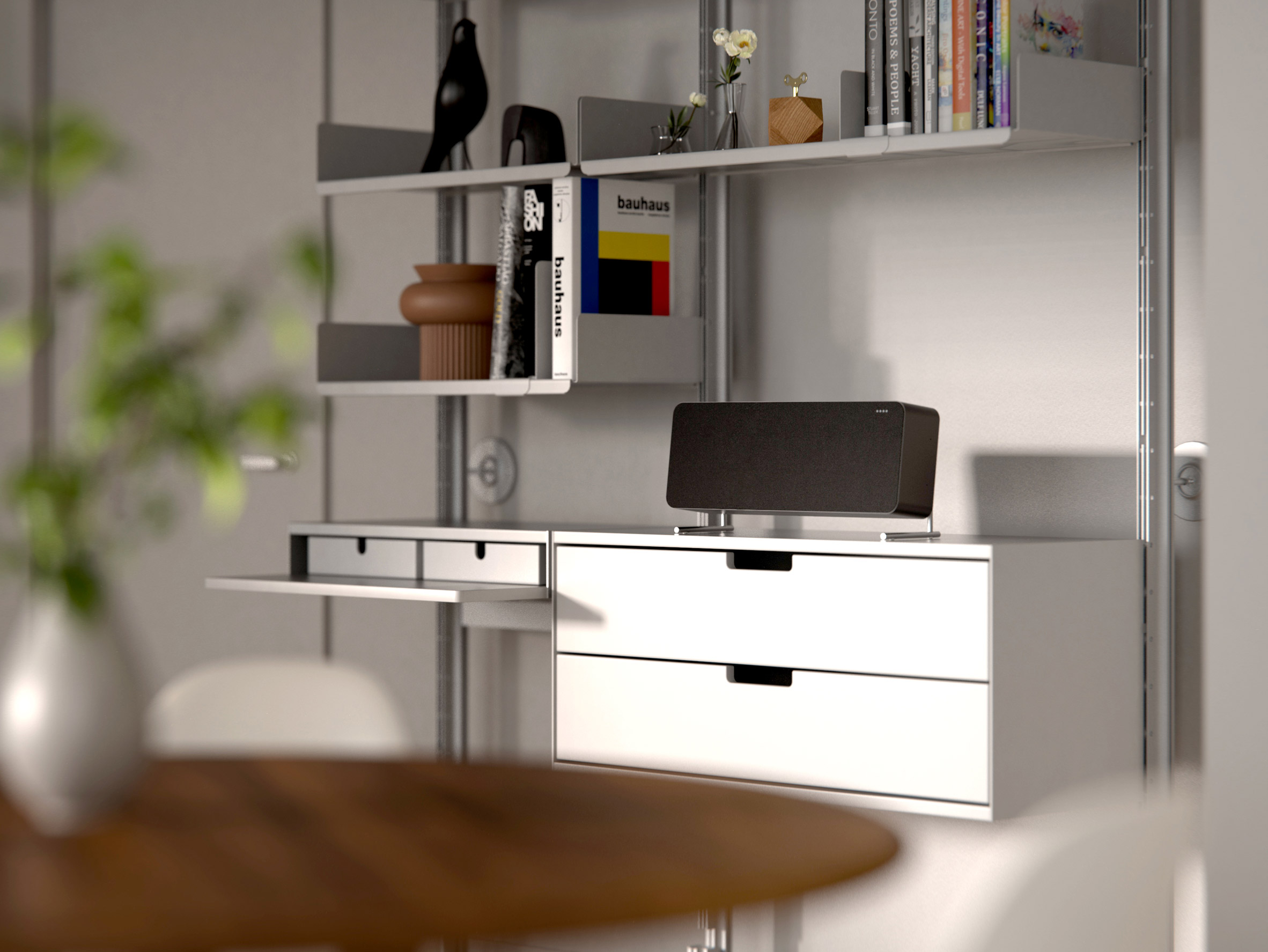 Braun LE speaker, front elevation