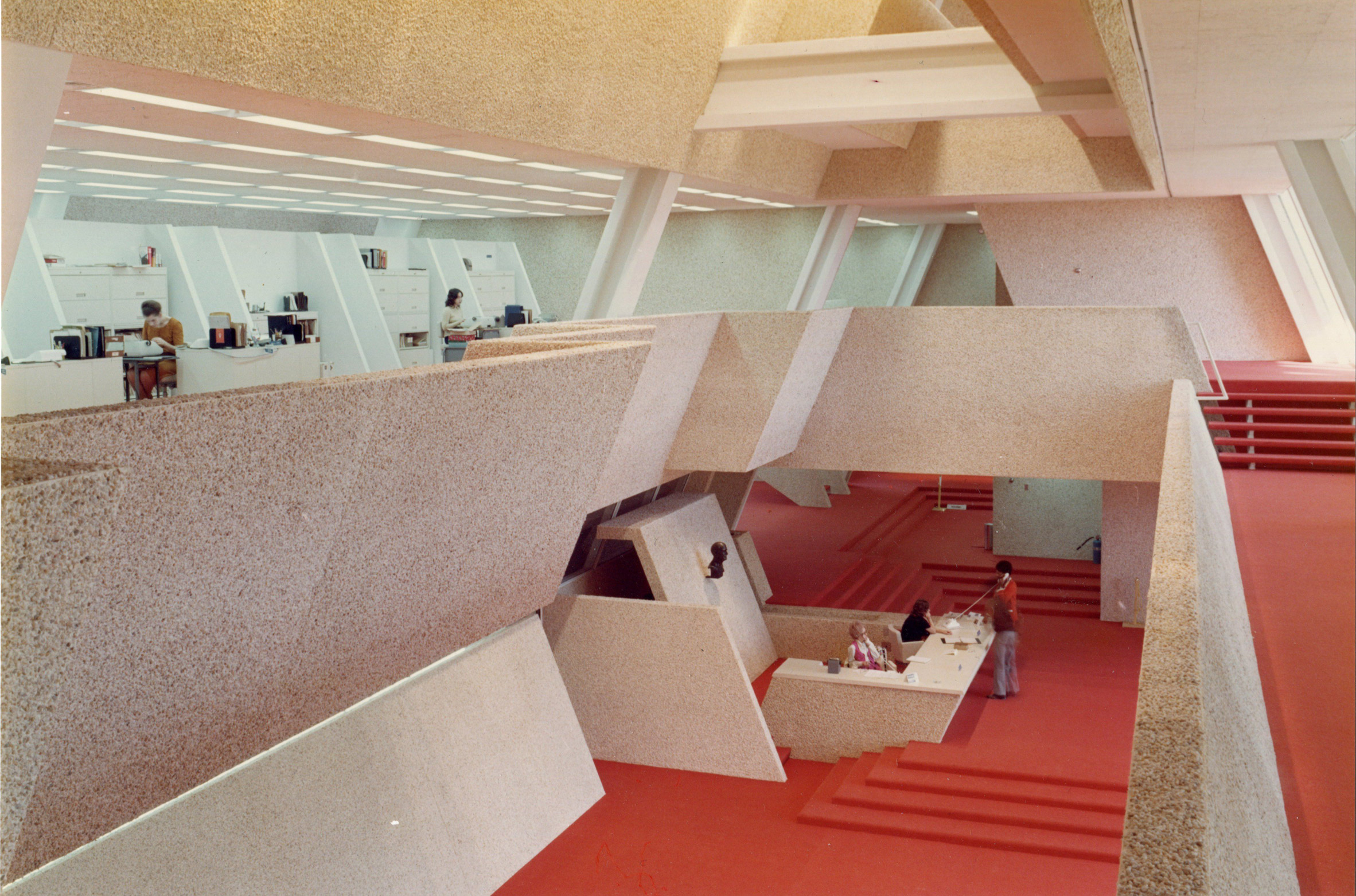 Burroughs Wellcome interiors, used as a set for the 1983 film Brainstorm