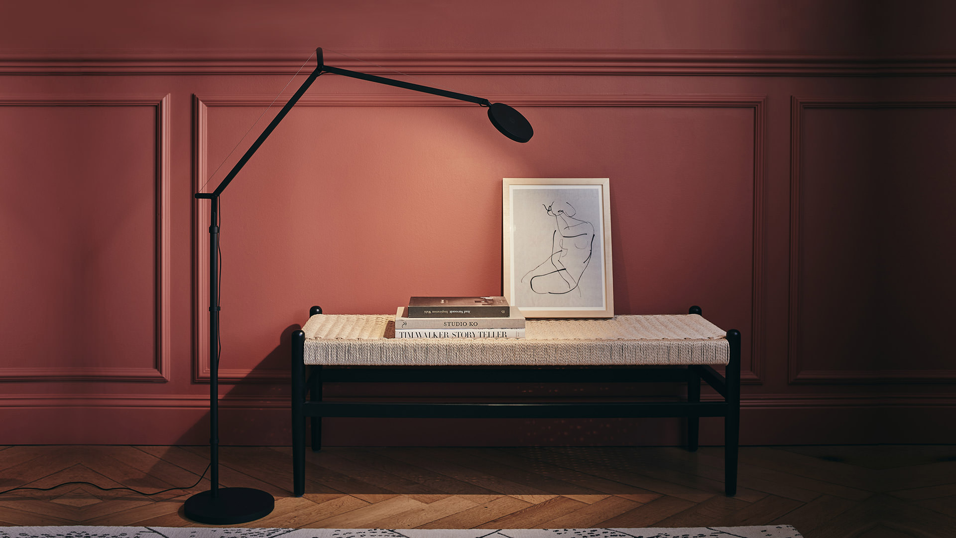 Demetra floor lamp by Naoto Fukasawa for Artemide. Photography courtesy Artemide and Stylecraft, via Yellowtrace