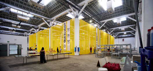 Installation view of the Fundacio Mies van der Rohe archive exhibition at Palau Victoria Eugenia, Barcelona