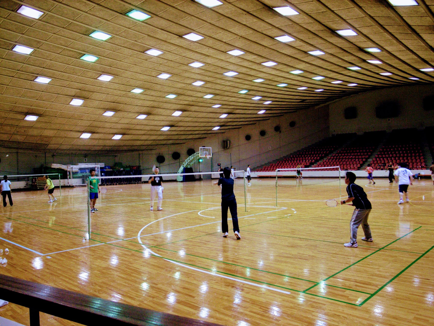 Tange's roof, rehearsed here before Yoyogi