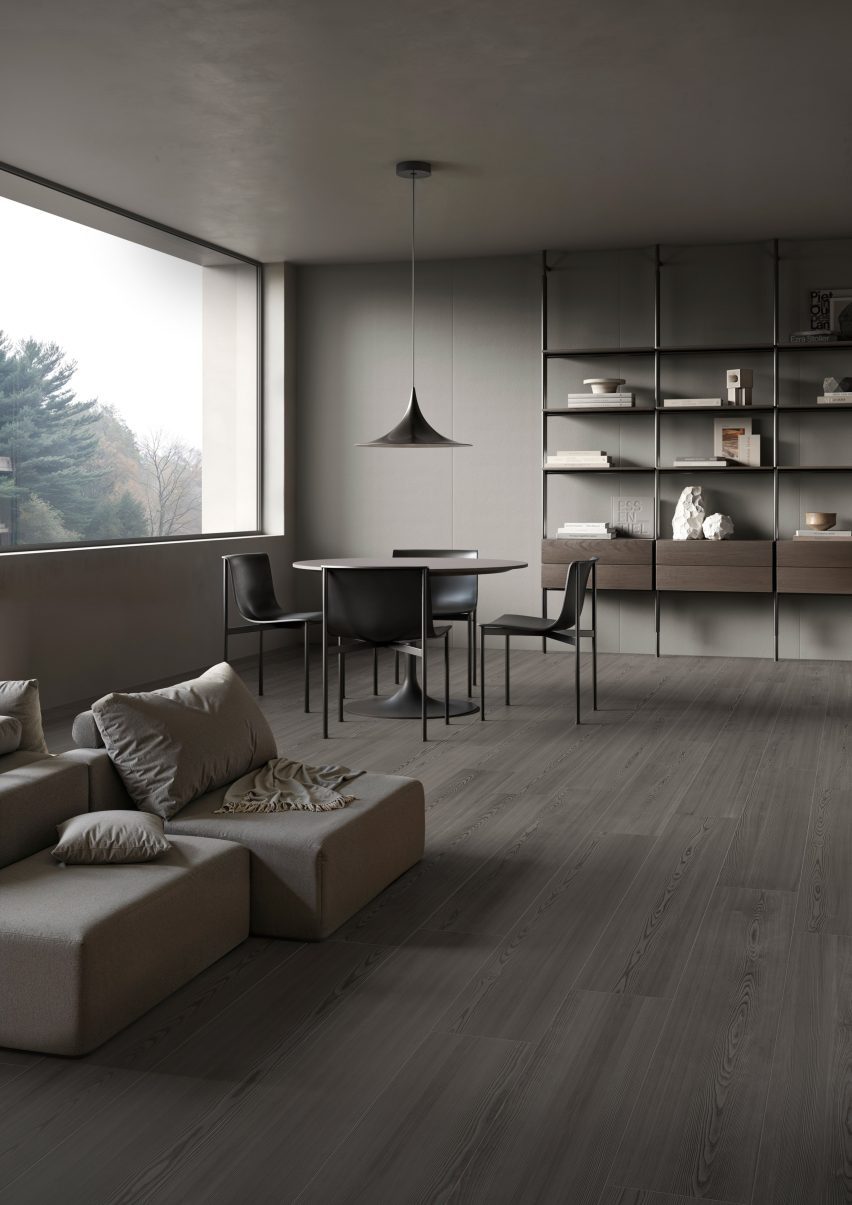 Essence tiles shown in a second shade and plank format