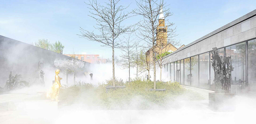 Fog and steel at the Neue Nationalgalerie