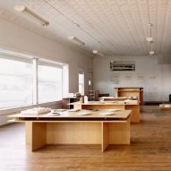 Judd furniture, from the same maker's logic as the buildings