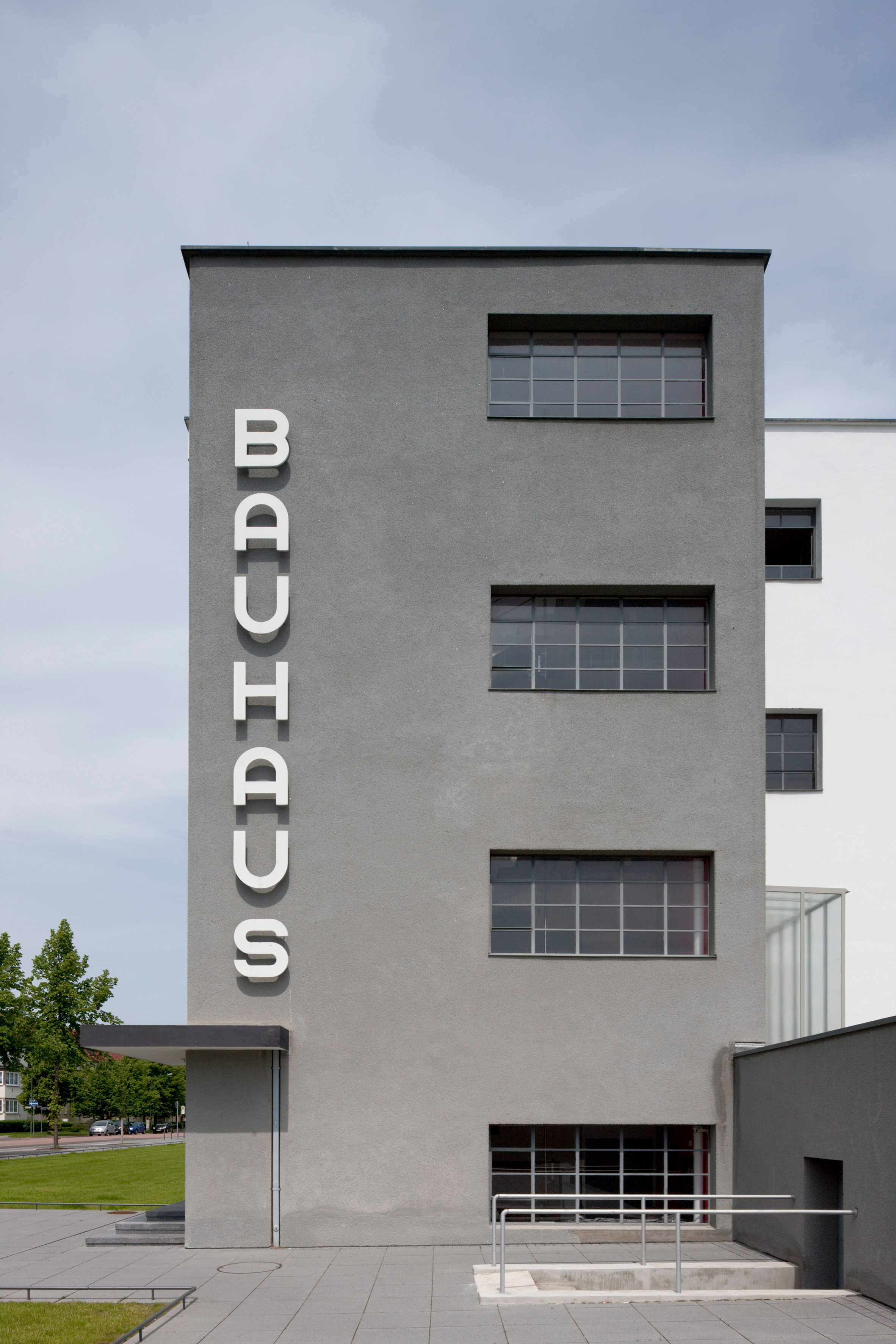 The Bauhaus school building at Dessau, designed by Walter Gropius and completed in 1926