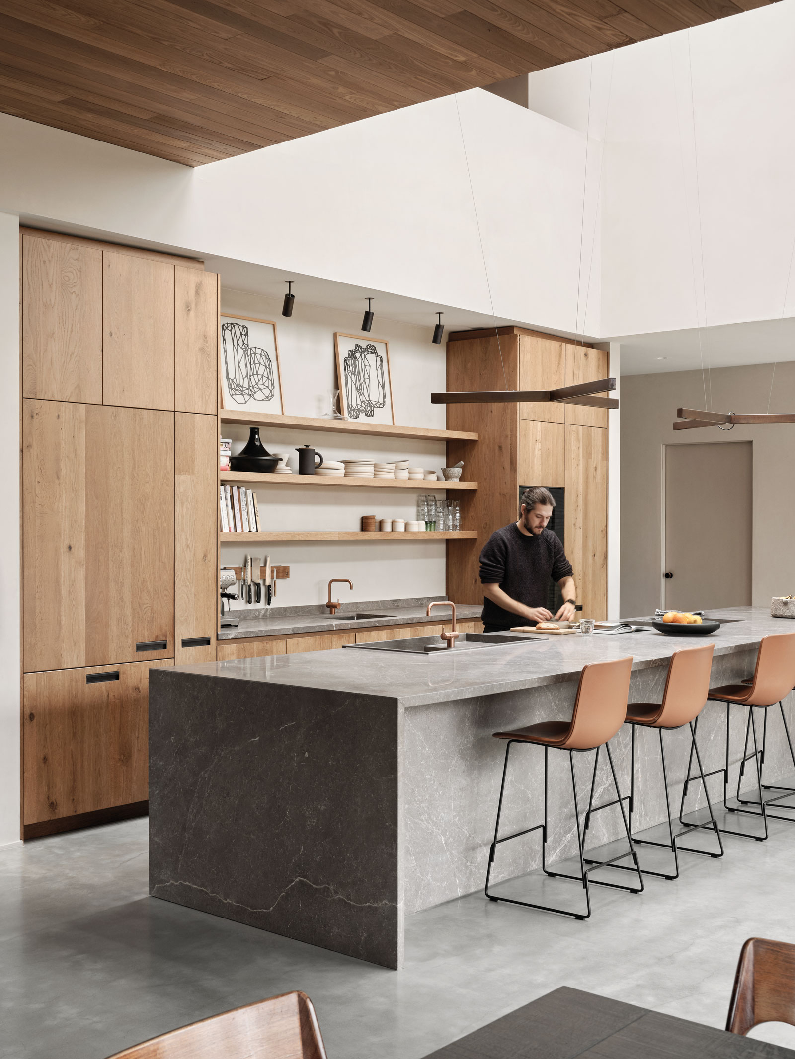 VOLA KV1 in brushed copper, colour 64