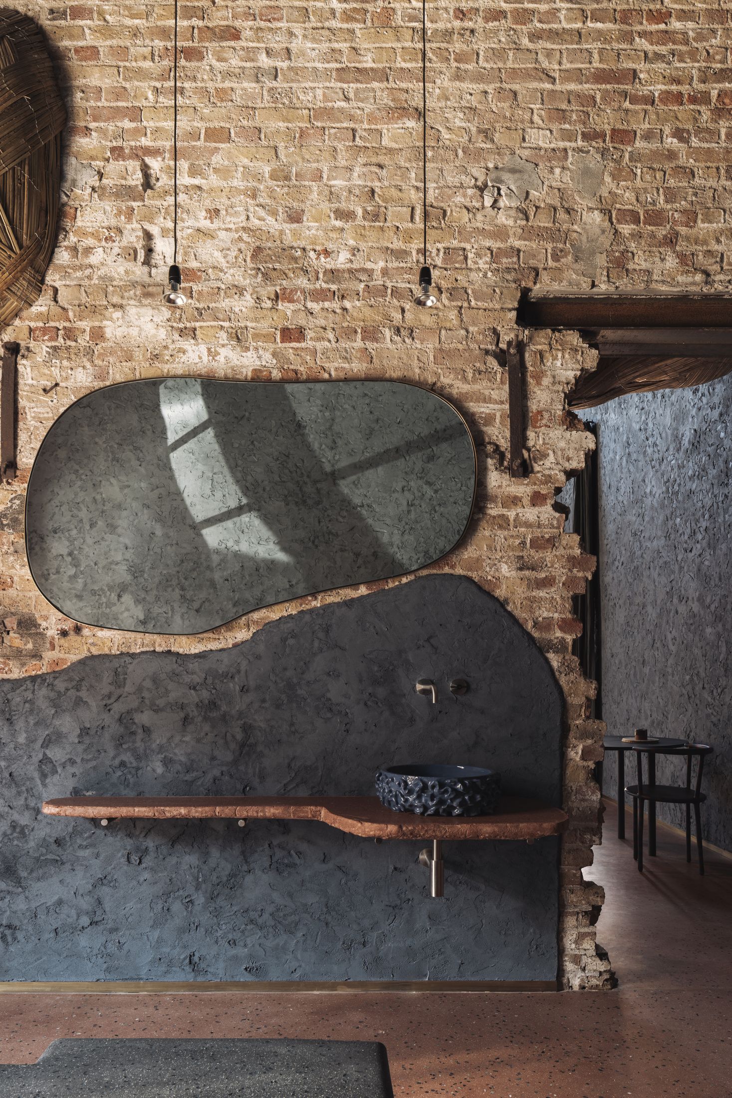 Clay, ceramic and cast surfaces built and fired in-house